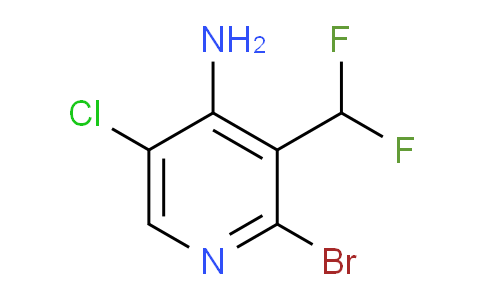 4-Amino-2-bromo-5-chloro-3-(difluoromethyl)pyridine