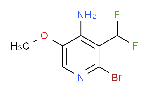 4-Amino-2-bromo-3-(difluoromethyl)-5-methoxypyridine