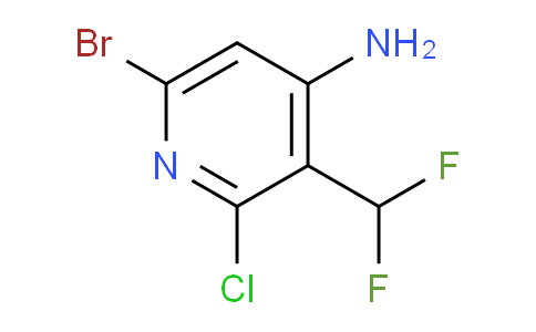 4-Amino-6-bromo-2-chloro-3-(difluoromethyl)pyridine