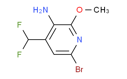 AM136653 | 1805288-33-8 | 3-Amino-6-bromo-4-(difluoromethyl)-2-methoxypyridine