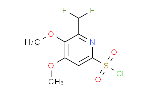 2-(Difluoromethyl)-3,4-dimethoxypyridine-6-sulfonyl chloride