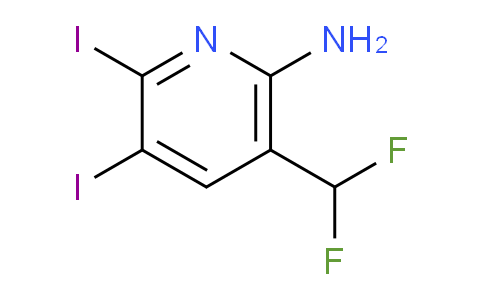 6-Amino-5-(difluoromethyl)-2,3-diiodopyridine