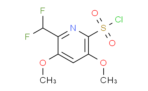 2-(Difluoromethyl)-3,5-dimethoxypyridine-6-sulfonyl chloride