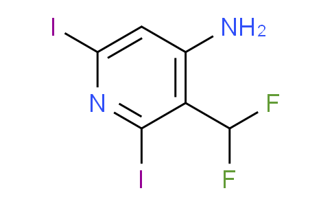 4-Amino-3-(difluoromethyl)-2,6-diiodopyridine