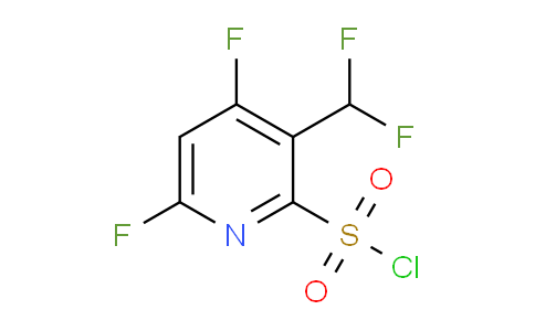 4,6-Difluoro-3-(difluoromethyl)pyridine-2-sulfonyl chloride