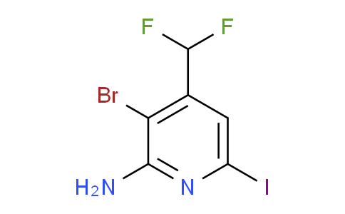 AM136672 | 1806895-74-8 | 2-Amino-3-bromo-4-(difluoromethyl)-6-iodopyridine