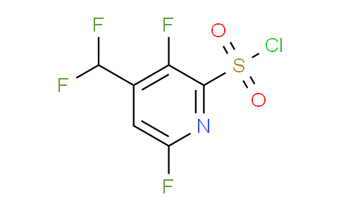 3,6-Difluoro-4-(difluoromethyl)pyridine-2-sulfonyl chloride