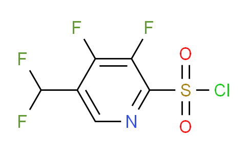 3,4-Difluoro-5-(difluoromethyl)pyridine-2-sulfonyl chloride