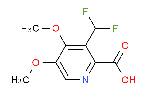 AM136685 | 1805051-06-2 | 3-(Difluoromethyl)-4,5-dimethoxypyridine-2-carboxylic acid