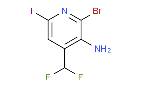 AM136686 | 1806801-80-8 | 3-Amino-2-bromo-4-(difluoromethyl)-6-iodopyridine