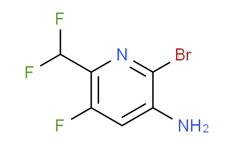 AM136705 | 1805332-19-7 | 3-Amino-2-bromo-6-(difluoromethyl)-5-fluoropyridine