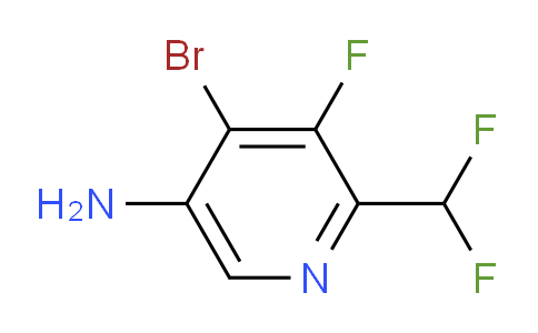 AM136709 | 1805257-83-3 | 5-Amino-4-bromo-2-(difluoromethyl)-3-fluoropyridine