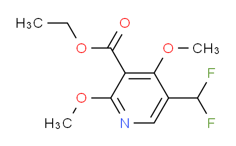 AM136710 | 1806893-81-1 | Ethyl 5-(difluoromethyl)-2,4-dimethoxypyridine-3-carboxylate