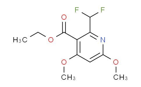 Ethyl 2-(difluoromethyl)-4,6-dimethoxypyridine-3-carboxylate
