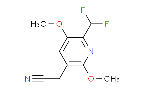 2-(Difluoromethyl)-3,6-dimethoxypyridine-5-acetonitrile
