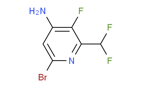 4-Amino-6-bromo-2-(difluoromethyl)-3-fluoropyridine