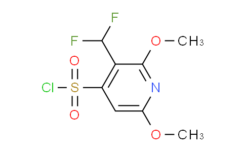 3-(Difluoromethyl)-2,6-dimethoxypyridine-4-sulfonyl chloride