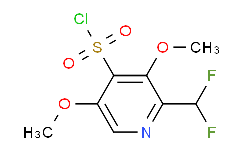 2-(Difluoromethyl)-3,5-dimethoxypyridine-4-sulfonyl chloride