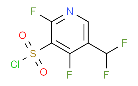 2,4-Difluoro-5-(difluoromethyl)pyridine-3-sulfonyl chloride