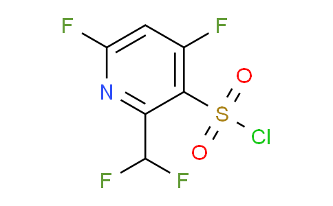 4,6-Difluoro-2-(difluoromethyl)pyridine-3-sulfonyl chloride