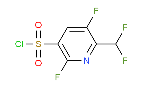 3,6-Difluoro-2-(difluoromethyl)pyridine-5-sulfonyl chloride