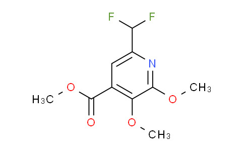 AM136775 | 1805161-96-9 | Methyl 6-(difluoromethyl)-2,3-dimethoxypyridine-4-carboxylate