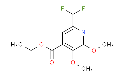 AM136793 | 1805161-99-2 | Ethyl 6-(difluoromethyl)-2,3-dimethoxypyridine-4-carboxylate