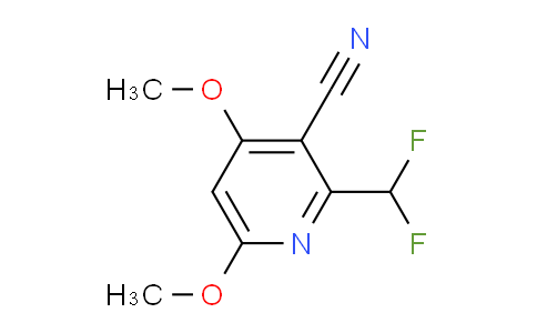 3-Cyano-2-(difluoromethyl)-4,6-dimethoxypyridine