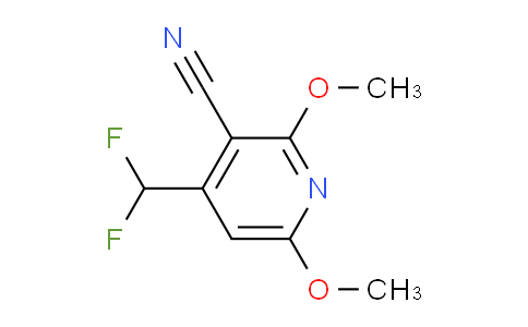 3-Cyano-4-(difluoromethyl)-2,6-dimethoxypyridine