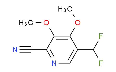 2-Cyano-5-(difluoromethyl)-3,4-dimethoxypyridine
