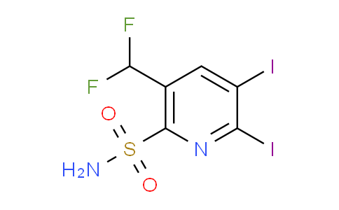 AM136855 | 1805323-65-2 | 5-(Difluoromethyl)-2,3-diiodopyridine-6-sulfonamide
