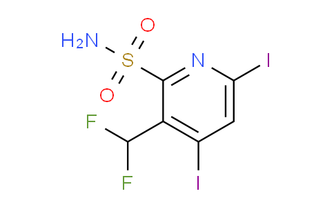 AM136858 | 1806042-98-7 | 3-(Difluoromethyl)-4,6-diiodopyridine-2-sulfonamide