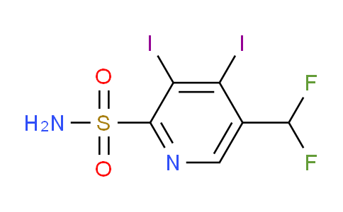 AM136866 | 1806807-32-8 | 5-(Difluoromethyl)-3,4-diiodopyridine-2-sulfonamide