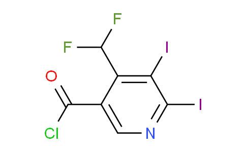 AM136888 | 1804451-31-7 | 4-(Difluoromethyl)-2,3-diiodopyridine-5-carbonyl chloride