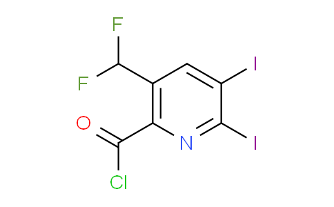 AM136890 | 1806787-68-7 | 5-(Difluoromethyl)-2,3-diiodopyridine-6-carbonyl chloride