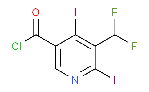 AM136893 | 1805158-28-4 | 3-(Difluoromethyl)-2,4-diiodopyridine-5-carbonyl chloride