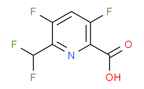 AM136906 | 1805242-10-7 | 3,5-Difluoro-2-(difluoromethyl)pyridine-6-carboxylic acid