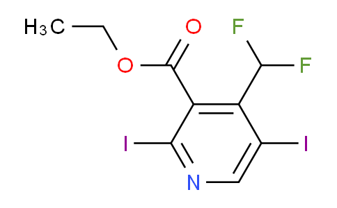 AM136927 | 1805254-75-4 | Ethyl 4-(difluoromethyl)-2,5-diiodopyridine-3-carboxylate