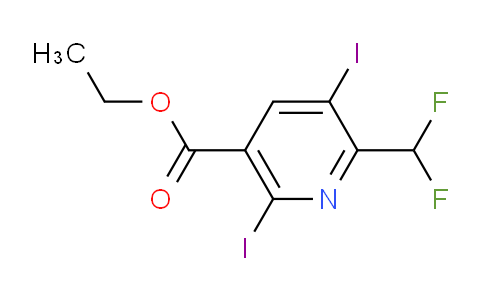 AM136929 | 1806822-75-2 | Ethyl 2-(difluoromethyl)-3,6-diiodopyridine-5-carboxylate