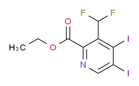 AM136934 | 1805157-06-5 | Ethyl 3-(difluoromethyl)-4,5-diiodopyridine-2-carboxylate