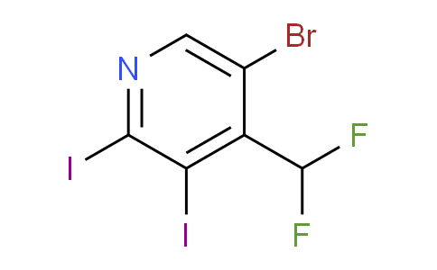 AM136951 | 1806789-52-5 | 5-Bromo-4-(difluoromethyl)-2,3-diiodopyridine