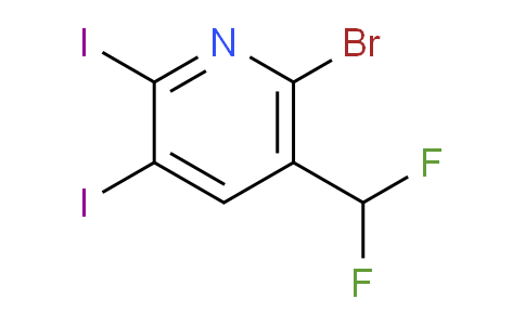 AM136952 | 1806895-97-5 | 6-Bromo-5-(difluoromethyl)-2,3-diiodopyridine