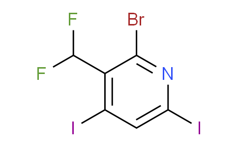 AM136954 | 1805329-56-9 | 2-Bromo-3-(difluoromethyl)-4,6-diiodopyridine