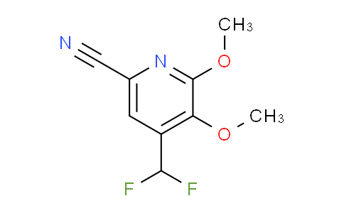 6-Cyano-4-(difluoromethyl)-2,3-dimethoxypyridine