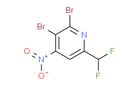 2,3-Dibromo-6-(difluoromethyl)-4-nitropyridine