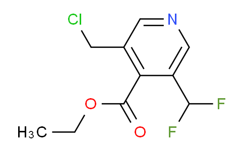 AM137011 | 1805304-40-8 | Ethyl 3-(chloromethyl)-5-(difluoromethyl)pyridine-4-carboxylate
