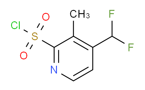 4-(Difluoromethyl)-3-methylpyridine-2-sulfonyl chloride