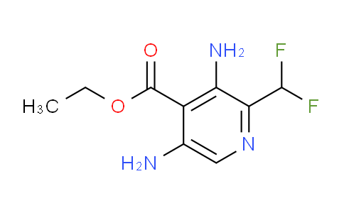 Ethyl 3,5-diamino-2-(difluoromethyl)pyridine-4-carboxylate