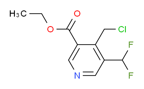 Ethyl 4-(chloromethyl)-3-(difluoromethyl)pyridine-5-carboxylate
