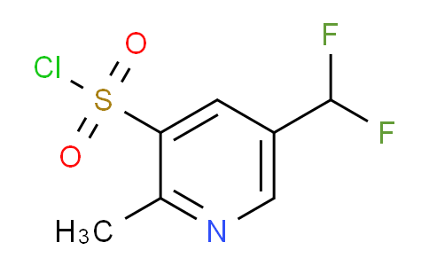 5-(Difluoromethyl)-2-methylpyridine-3-sulfonyl chloride